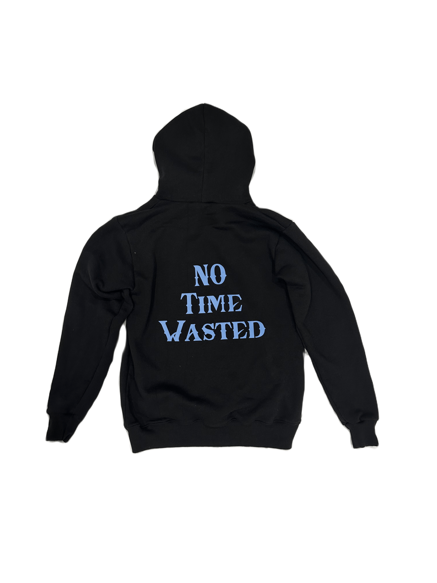 Male exclusive hoodie (black/sky blue)