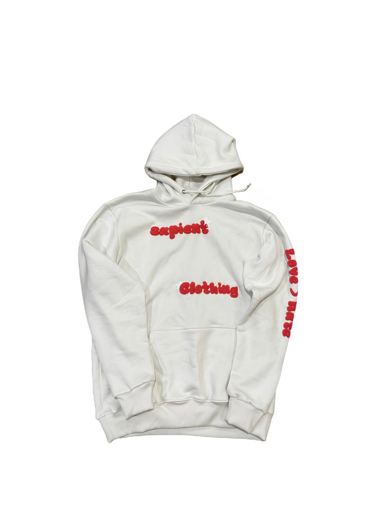 Female exclusive hoodie (white/pink)