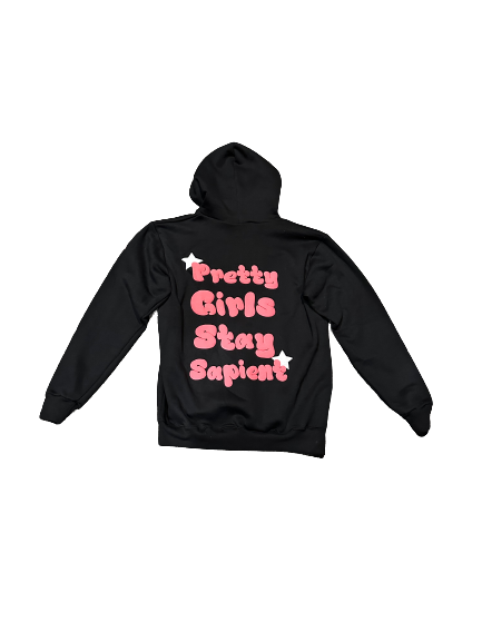 Female exclusive hoodie (black/pink)