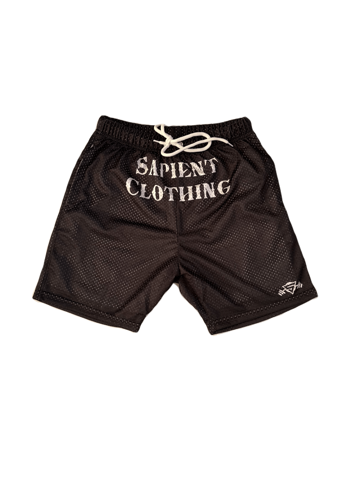 5 in inseam mesh shorts (black)