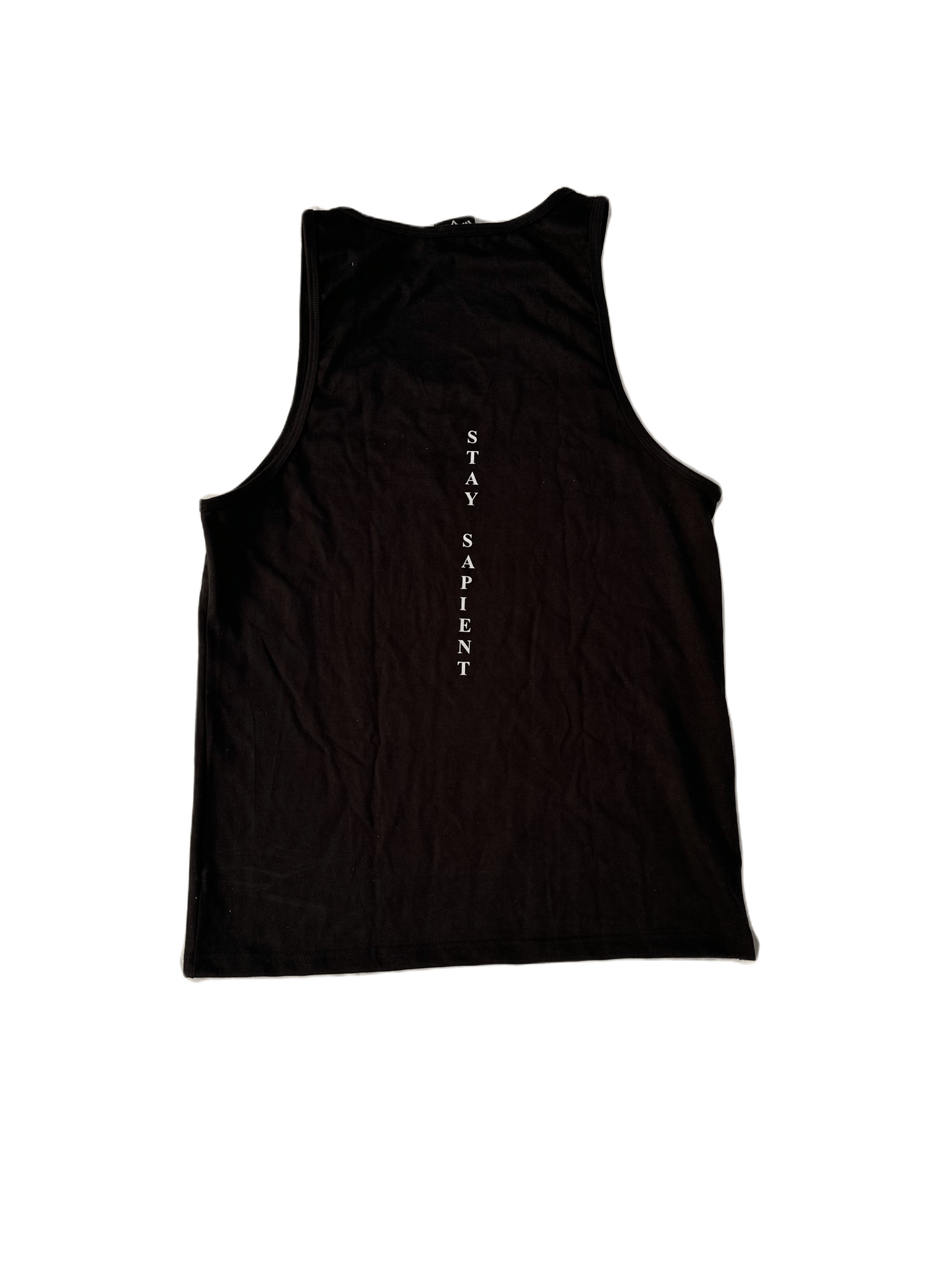 “Stay Sapient” tank top (black)               ** Midnight collection