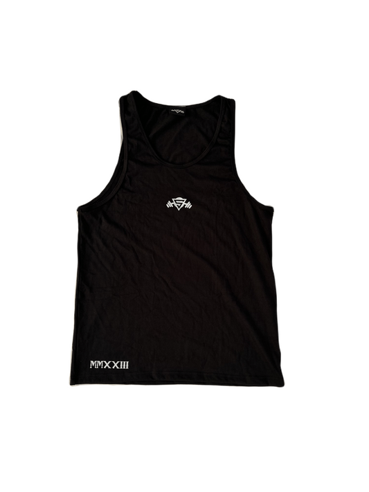 “Stay Sapient” tank top (black)               ** Midnight collection